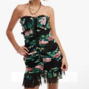 Asos strapless dress. NWT size 14